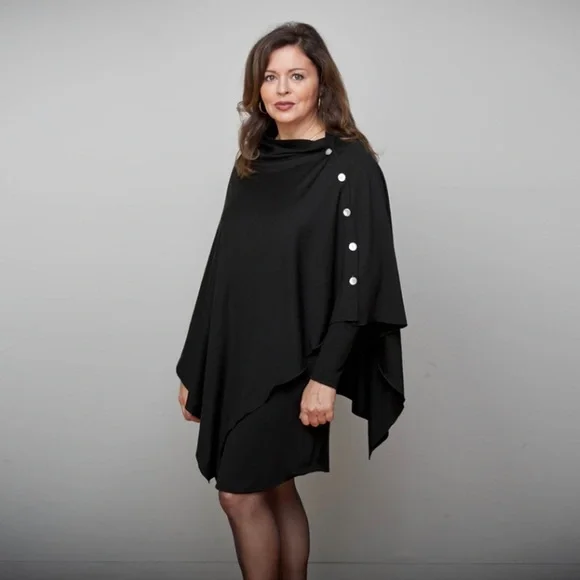 OBR Merino Wool 5 Button Wrap OS - Picture 3 of 7